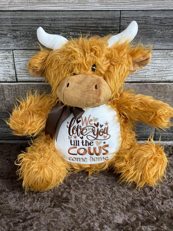 Highland Cow Plush Toy - Grandfather Scottish