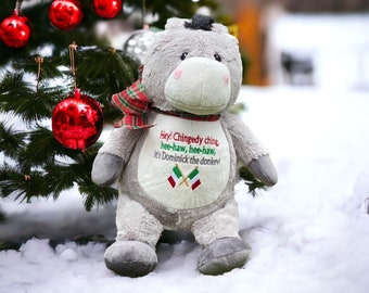 Dominick the italian cheap christmas donkey stuffed animal