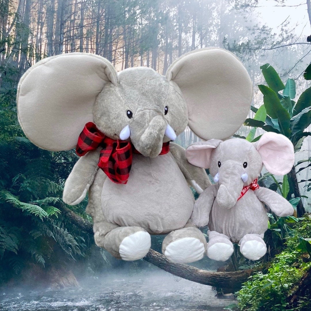 Plush Elephant Stuffed Elephant Gift Siblings Gift Baby Etsy