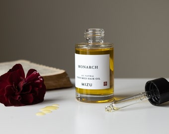 MONARCH Perfumed Hair Oil  |  ALL NATUAL | Organic, Sustainable Source  |  Unisex  Perfume  |  Heal, Repair, Grow | Natural Hair Care