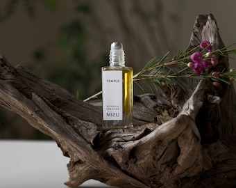 TEMPLE All-Natural Botanisches Parfümöl | Floral, Citrus, Holz, Leder