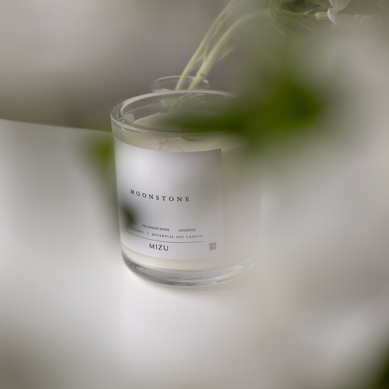 MOONSTONE Essential Oil Soy Candle ALL NATURAL Modern Candle Etsy UK