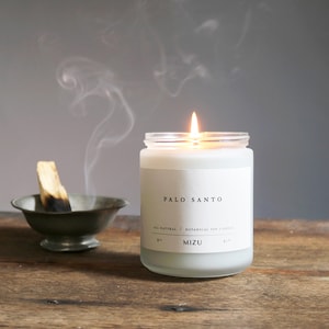 PALO SANTO All-Natural Essential Oil Soy Candle 8 oz image 6