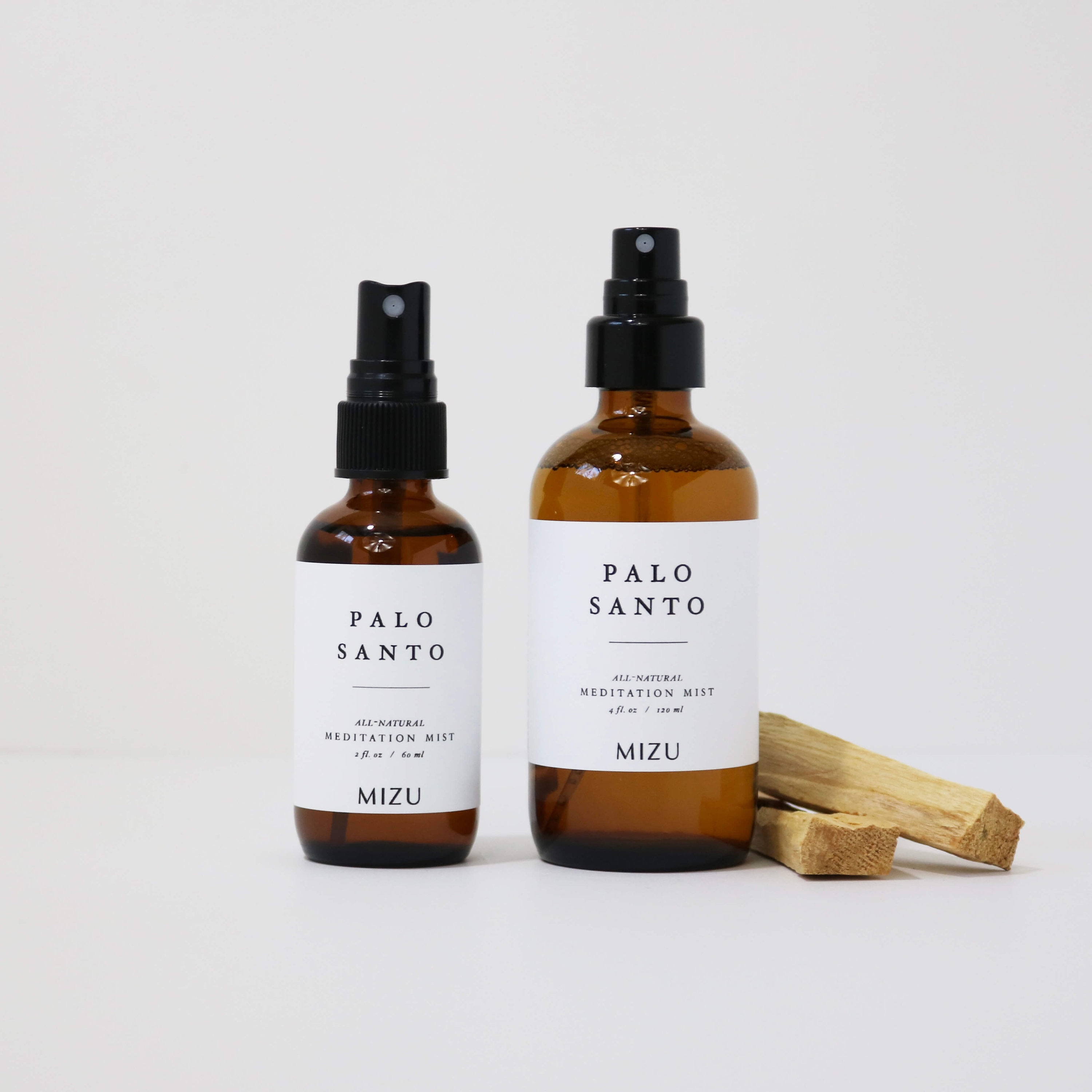 Palo Santo All Natural Meditation Spray | Essential Oil Home Fragrance Minimal Design Room Mist