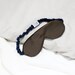 Silk Eye Mask in Danish Blue | Luxury Meditation Sleep Mask, Travel | Reversible  Minimalist Blindfold 