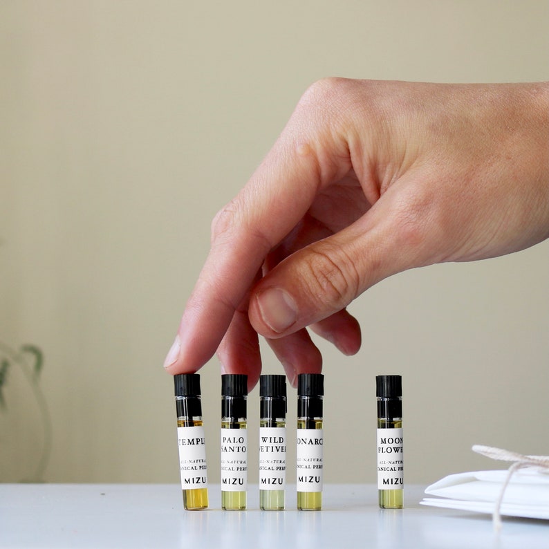 ALL NATURAL Botanical Perfume Oil Discovery Set All Genders image 2