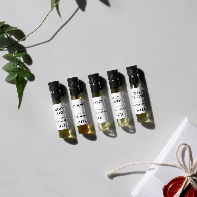 ALL NATURAL Botanical Perfume Oil Discovery Set All Genders image 1