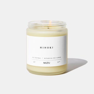 HINOKI Essential Oil Candle /// Grapefruit, Hinoki, Cypress image 4