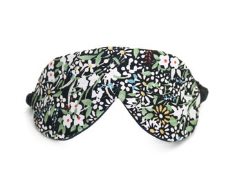 Japanese Silk Eye Masks in Wicklow Floral | Sleep Mask | Calming Silk Eye Pillow
