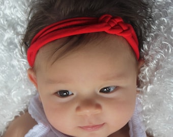 Red Headband, Re Baby Headband, Red Headband, Baby Headband, Baby Headband, Baby Headband, Knot Headband, Infant Headbands