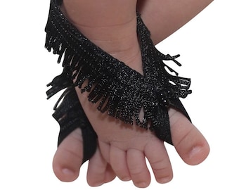 Black Barefoot Sandals, Baby Sandals, Black Sandals, Barefoot Sandals, Barefoot Baby Sandals, Baby Barefoot Sandals, Baby Accessories