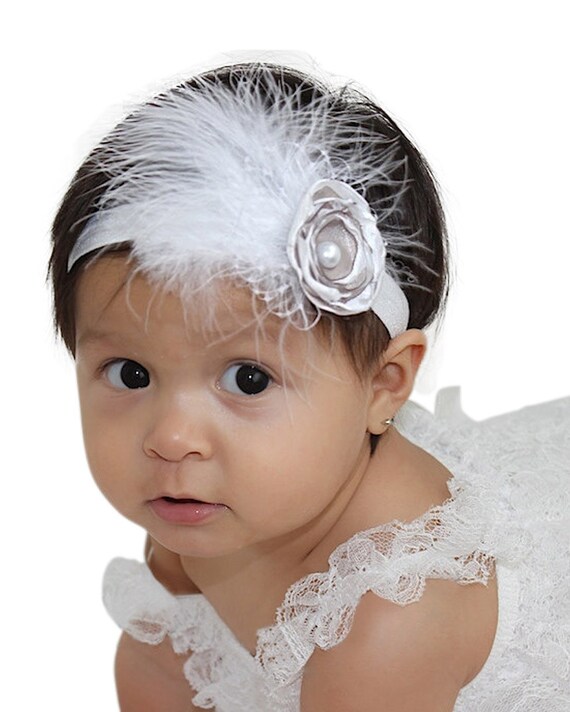 white headband for baptism