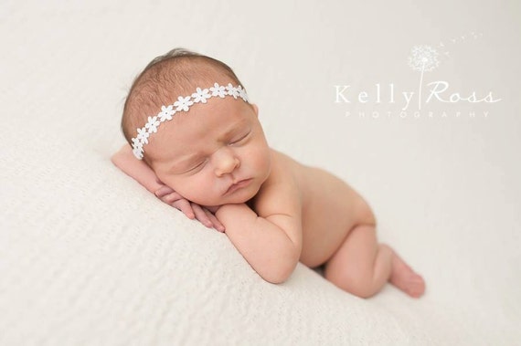 Halo Serre Tete Bandeau Bebe Blanc Bandeau Bebe Bandeau De Etsy
