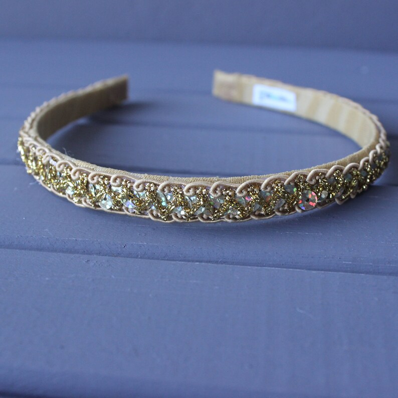 Gold Headband Girls Girls Headbands Girls Headband Gold Etsy