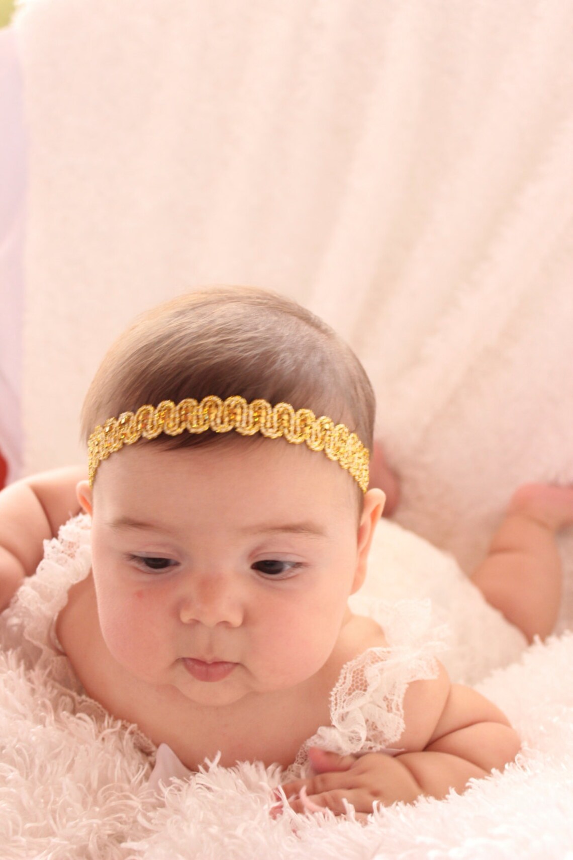 Gold Headband Baby Gold Headband Toddler Headband Infant Etsy