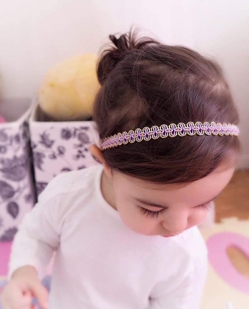 Summer Headband Infant Headbands Perfect for Newborn Spring Headband Headband for Newborn Lilac Headpiece Purple Headband