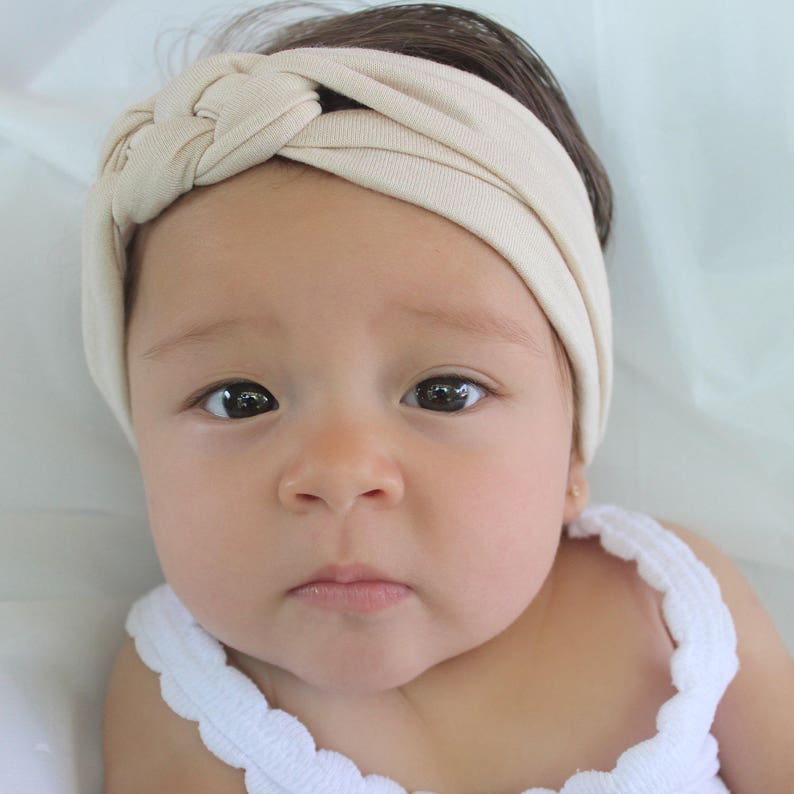 Infant Headbands Nude Baby Headbands Baby Head Wraps Baby Etsy