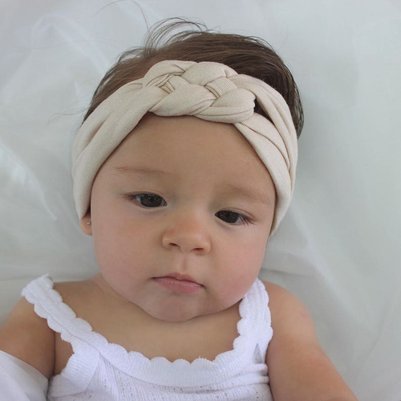 Infant Headbands Nude Baby Headbands Baby Head Wraps Baby Etsy