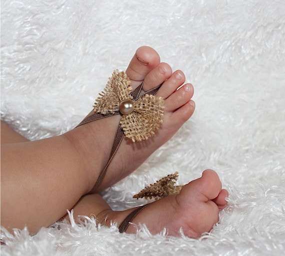 Tan Baby Sandals Baby Barefoot Sandal Soft Baby Sandals Baby Shoes Girl Barefoot Sandals Tan Baby Sandals Etsy