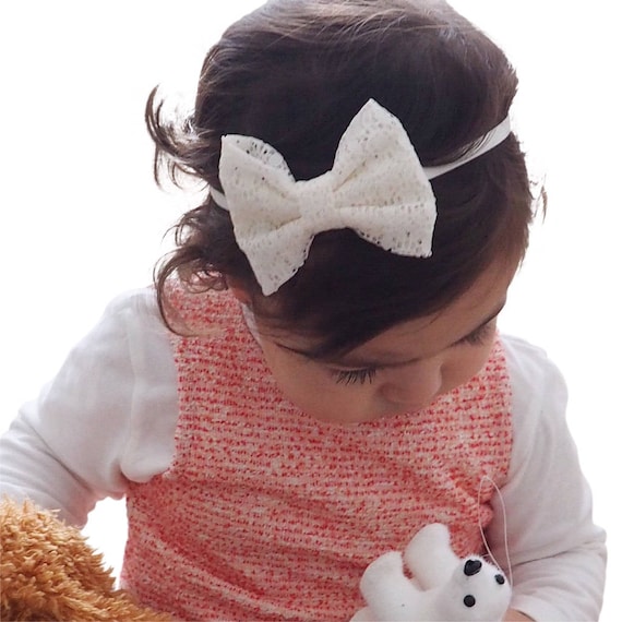 lace baby headband