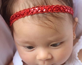 Headband for Baby, Baby Girl Headband, Red Headband, Baby Headband, Headband Red, Red Headband Baby, Infant Headbands, Newborn Headband