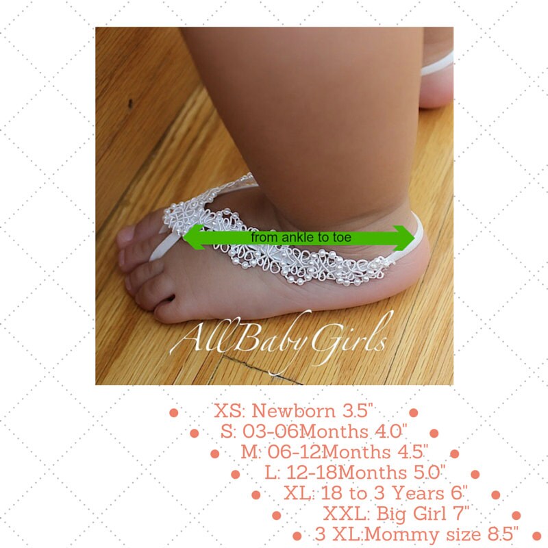 Baptism Sandals Barefoot Sandals White Baby Sandals Baby Etsy Australia