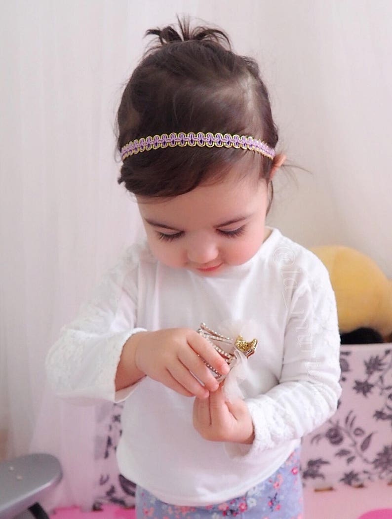Summer Headband Infant Headbands Perfect for Newborn Spring Headband Headband for Newborn Lilac Headpiece Purple Headband