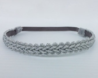 Baby Headband, Silver Headband, Hair Accessories, Baby Girl Gifts, Silver Baby Headband, Infant Headband, Newborn Headband, Halo Headband