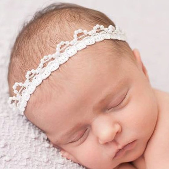 pearl baby headband