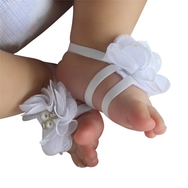 White Baby Sandals Baby Shower Gift Baby Girl Shoes Shoes - Etsy