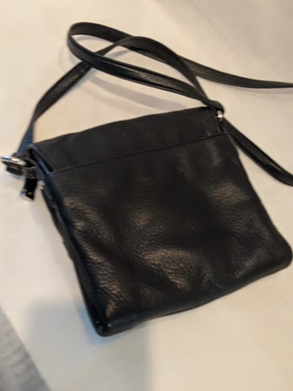 Vintage Calvin Klein Leather Crossbody Bag. Small… - image 3