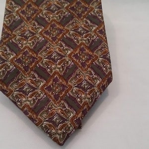 Vintage Christian Dior Neck Tie. All Silk from Italy Made in the USA Christian Dior Men&#39;s Tie. Designer Silk Neck Tie.