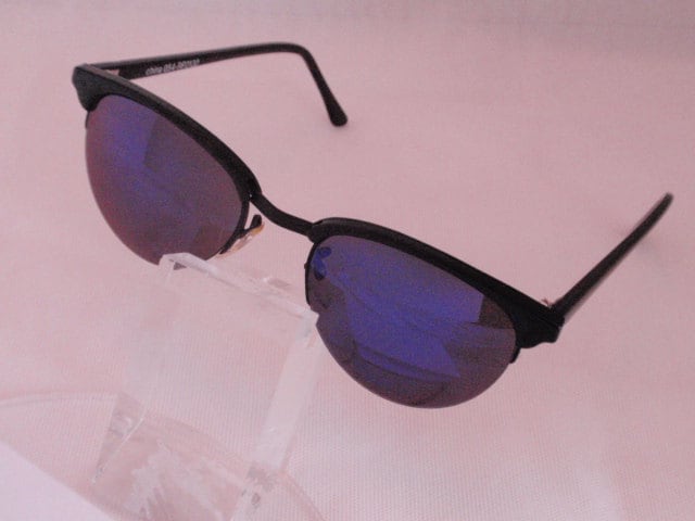 Vintage Sunglass Cat Eye Club Master Style Black