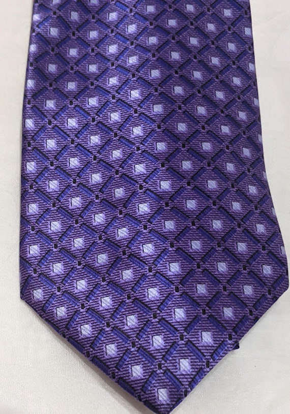 Stafford Made in Italy Purple Necktie. Stafford Pu