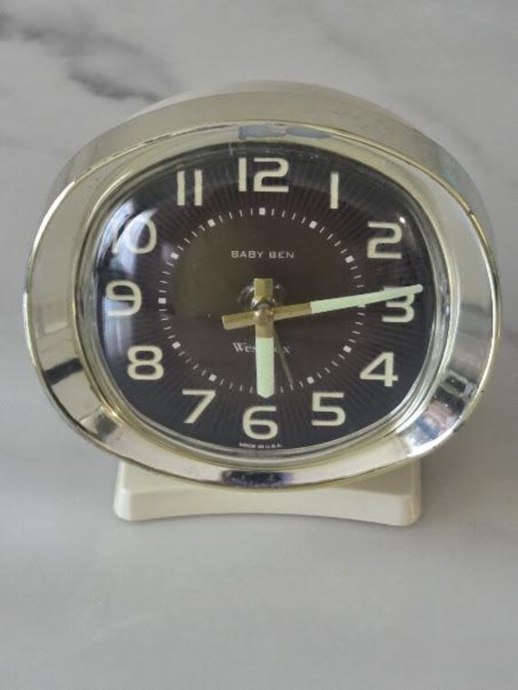 Vintage Baby Ben Westclock Wind Up Alarm Clock