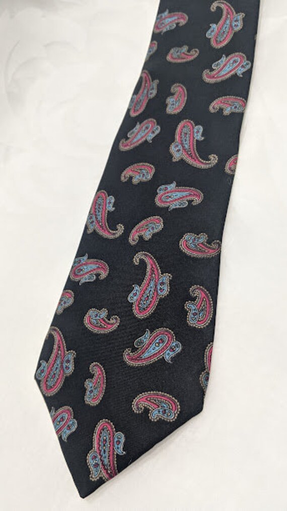 Vintage Christian Dior Paisley Necktie.  Christia… - image 5