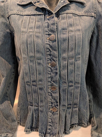 armani exchange jean jacket