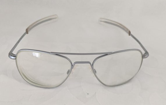 Randolf Aviator Matte Chrome Eyewear Frame