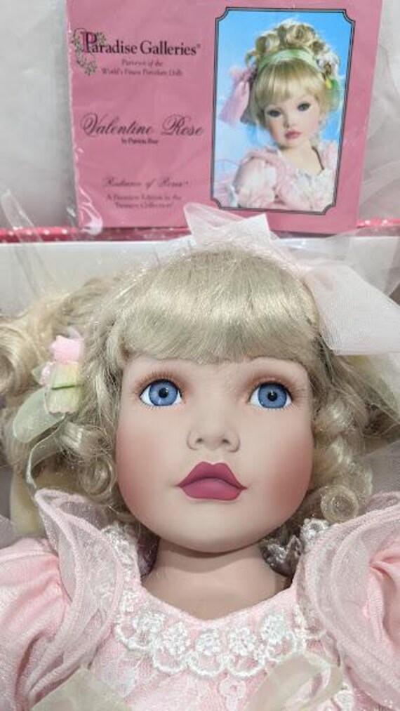 Valentine Rose Porcelain Doll by Patricia Rose.  A Premiere Edition Treasury Collection of Porcelain Dolls