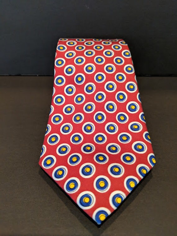 Vintage Authentic Ralph Lauren Tie. Ralph Lauren Red Ties With - Etsy Sweden