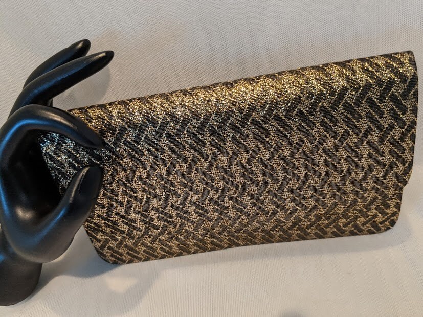 Small Black Wristlet Bag - Black Formal Clutch Bag - Small Evening