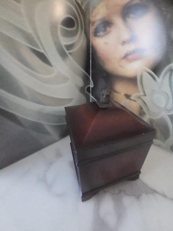 Bombay Company Cherry Wood Vintage Music Jewelry Box