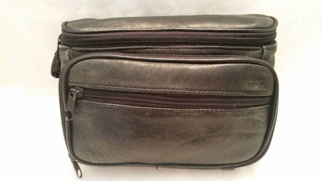 large leather fanny pack