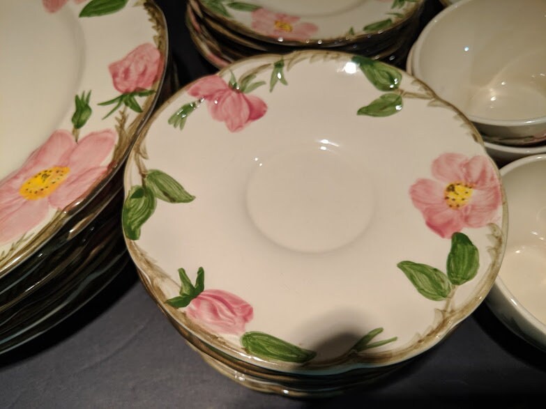 Vintage Franciscan Desert Rose Dinnerware Pink Desert Rose Hand 