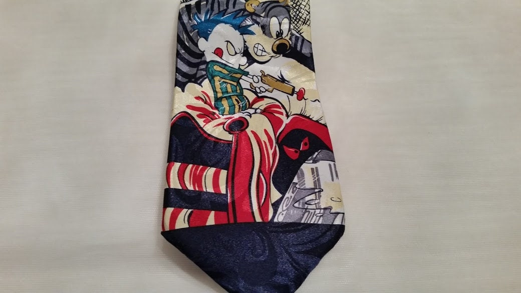Calvin And Hobbes Monster Under the Bed Neck Tie. Chirstian Armand ...