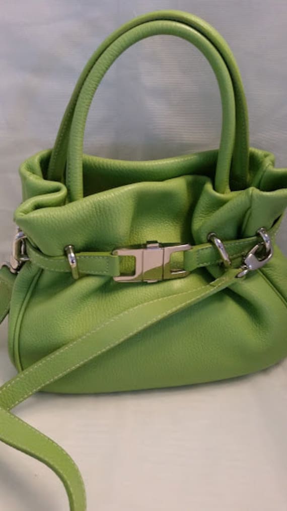 italian leather bucket bag