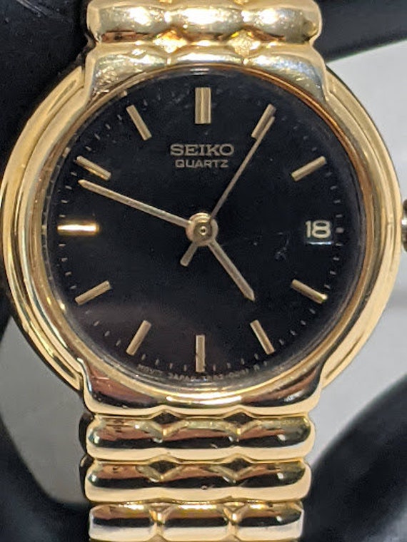Vintage Women's Seiko Gold Tone Wrist Watch. Seiko Ro… Gem