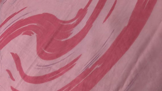 Very Large Rectangular Pink/Fuchsia & Purple Poly… - image 10