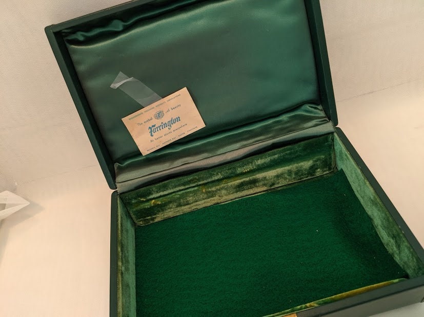 Vintage Farrington Jewelry Box. MidCentury Farrington Trinket Box