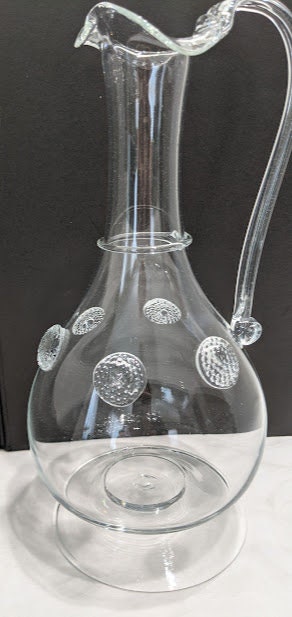 Handblown Glass Carafe - Short - 1 liter - The Foundry Home Goods